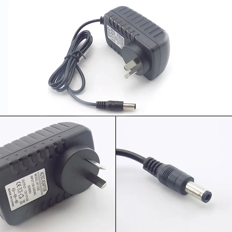 Australian AU plug 12V 2A 2000mA 100-240V AC to DC Power Adapter Supply Charger Charging for CCTV Camera Systems portable mini hand fan usb charging 2000ma powerbank mute rotating handheld small catapult pocket fans for outdoor office class