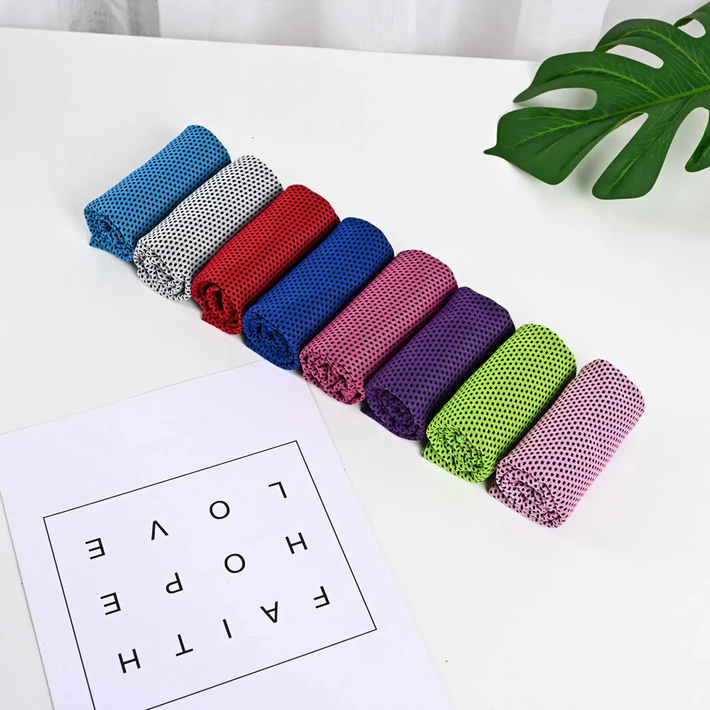 Quick Dry Outdoor Cool Towel Fitness Running Wipe Sweat Ice Towel Super Soft Lightweight Gym Swimming Yoga Beach