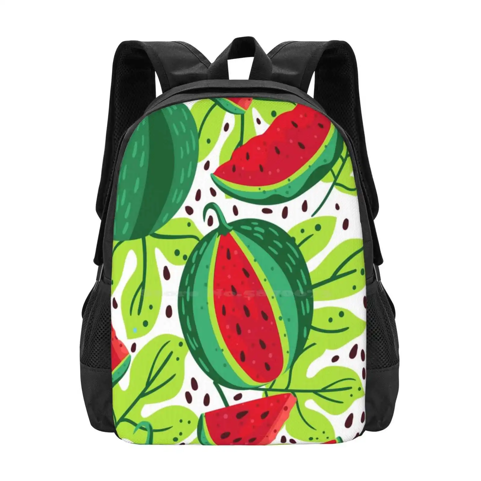 

And Sweet Watermelon Backpacks For School Teenagers Girls Travel Bags Sweet Watermelon Summer Red Green Seeds Shoots Plants