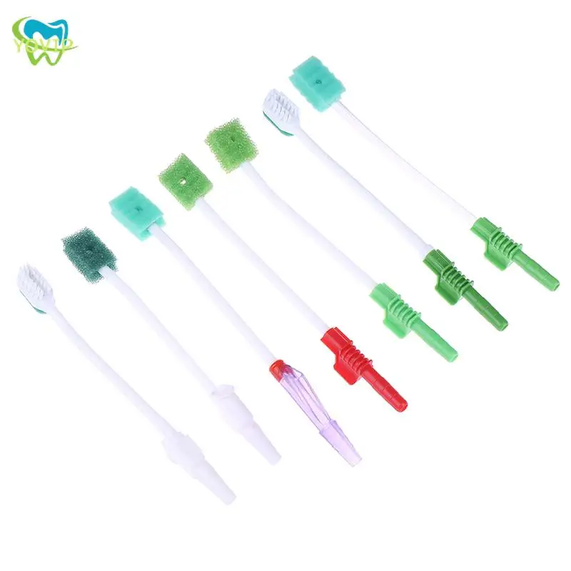 1PC Disposable Medical Sponge Toothbrush ICU Suction Swab Oral Care Single Use Suction Toothbrush System Oral Hygiene disposable sponge stick