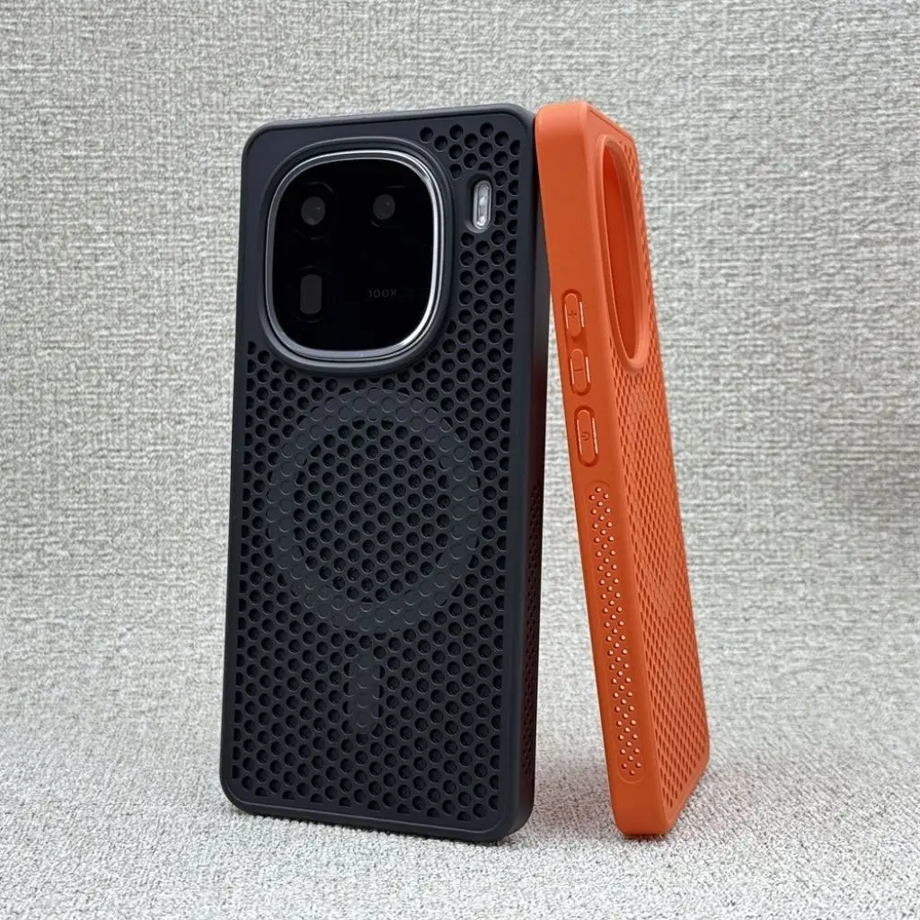 Honeycomb Heat Dissipation Breathable Magnetic Phone Case