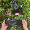 Nylon Safety Working Gloves Premium Nitrile Coated Builders Excellent Grip Gardening Grip Industrial Protective Work Gloves 4