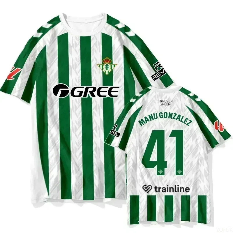 T-shirt da allenamento estiva per calcio, maglia da giocatore di calcio per adulti e bambini, abbigliamento sportivo ad asciugatura rapida, magliette casual Y2K, nuova col - immagine 6