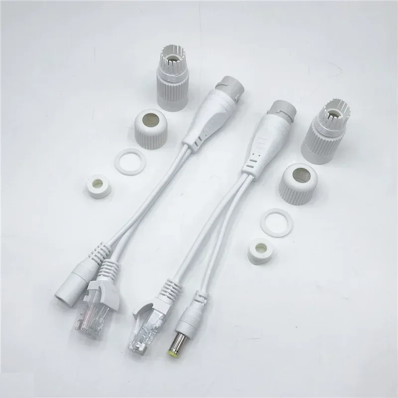 Hot POE Cable Passive Power Over Ethernet Adapter Cable POE Splitter Injector Power Supply Module 12-48v for IP Camera Cables 5