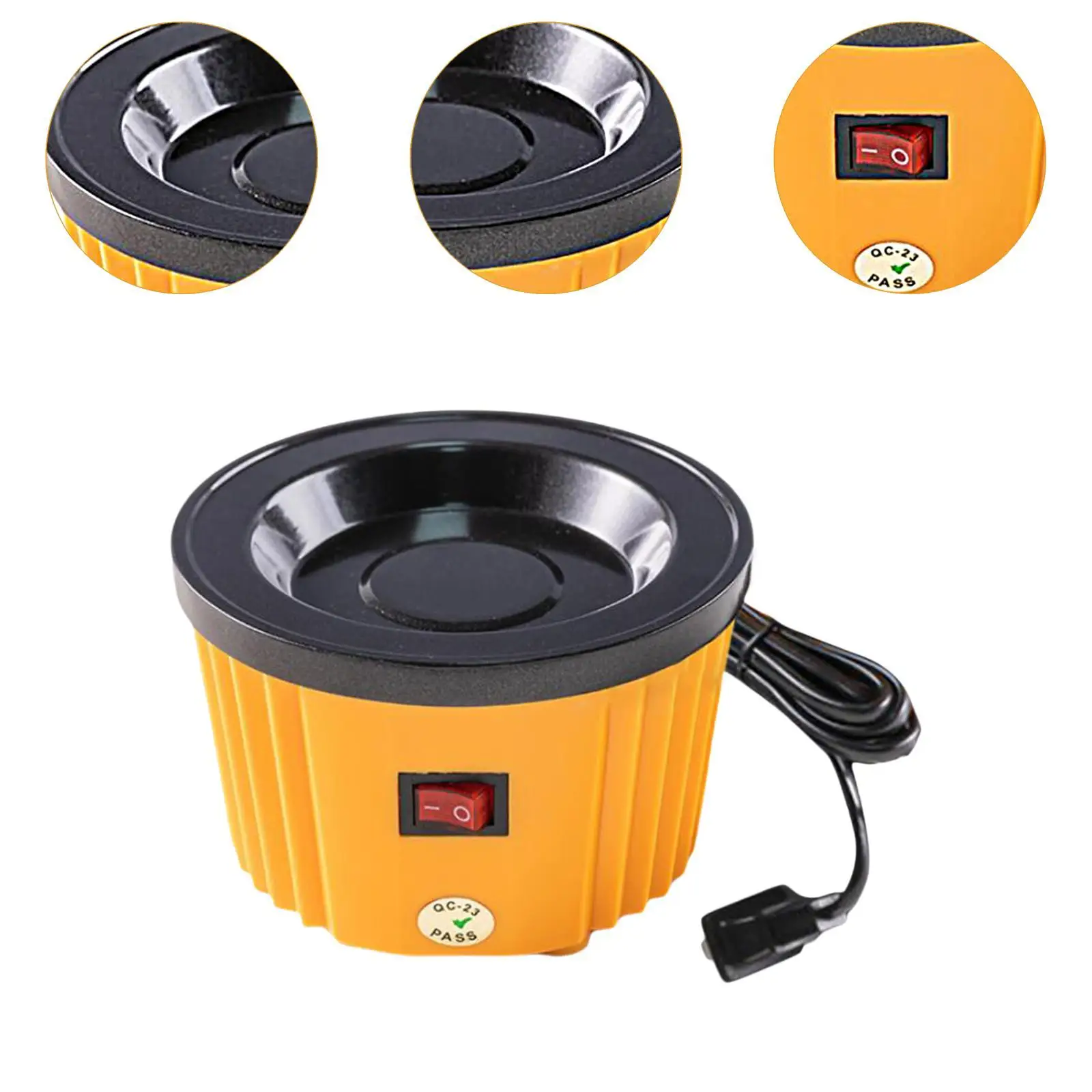 전기 핫 글루 포트 100W - 노란색의 전문 공예 동반자