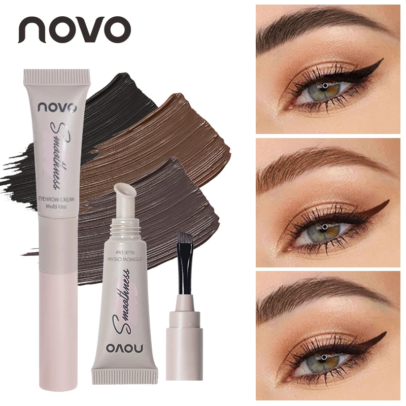 Eyebrow Cream And Eyeliner Multi-Purpose Gel, Matte, Quick Dry Long Lasting Eyeliner, Waterproof And Sweatproof, Non-Greasy