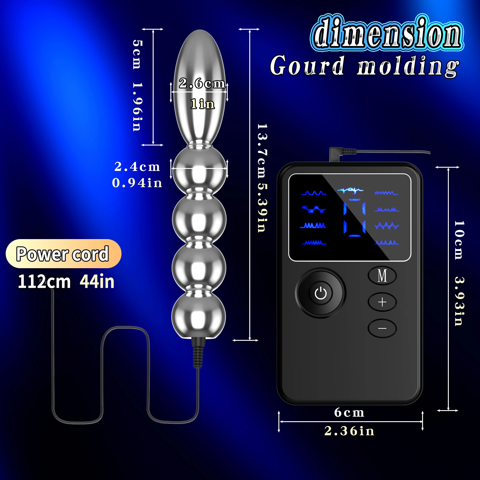 Factory Sale Electric Shocker Anal Butt Plug ,Electro Anal Dilator Prostate Massage Anus Electrostimulator E stim Estim Sex Toys