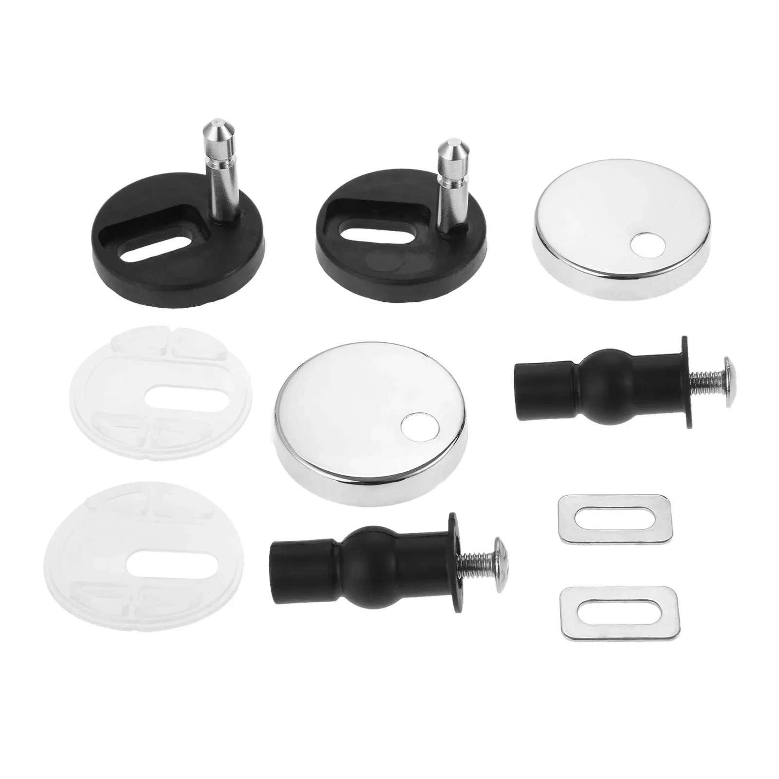 Stainless Steel Toilet Cover Fittings Screws Toilet Lid Cover Connectors Bolts Seat Mounting Bathroom Hardware