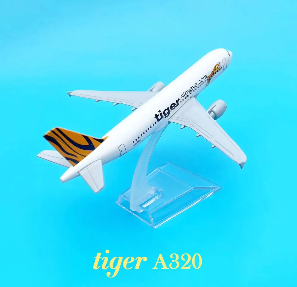 

Scale 1:400 tigerair A320 Airlines Boeing Aircraft Model - Ideal Addition to any Diecast Aircraft Collection a