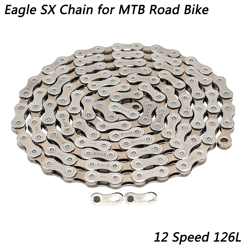 

SX Eagle 12 Speed 12V for MTB Road Bike Chain 126 Links Power Lock Quick Link Cycling Original Bicycle Parts