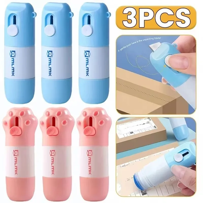 Thermal Paper Correction Fluid Thermal Paper Easer Mail Opener 2 in 1 Correction Fluid with Knife Anti Peep Identity Information Privacy Protector Eraser thermal paper correction fluid
