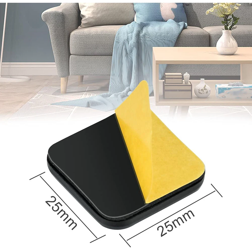 20pc Square PTFE Furniture Gliders Self Adhesive Magic Sliders Floor Chair Sofa Mat Slider Pad Furniture Table Bases Protector furniture leg pads furniture foot pads rubber furniture feet pads furniture gliders furniture feet