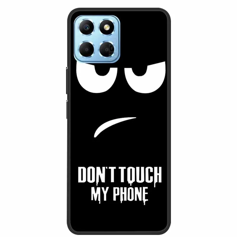 XINYEXIN Clear Cover per Honor X8c Motivo Carino Gatto Custodia Trasparente Antiurto Morbido TPU Bumper Case - Kitten
