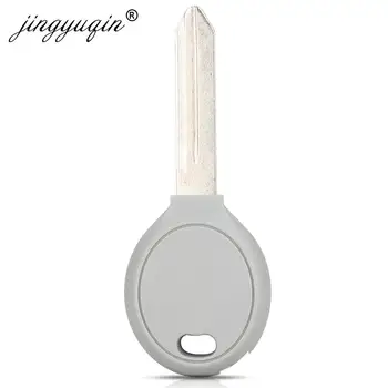 Keyforkess 10pcs Transponder Car Key Shell Case per Dodge Sebring Magnum Durango Jeep Chrysler 300 pacifico Town Country