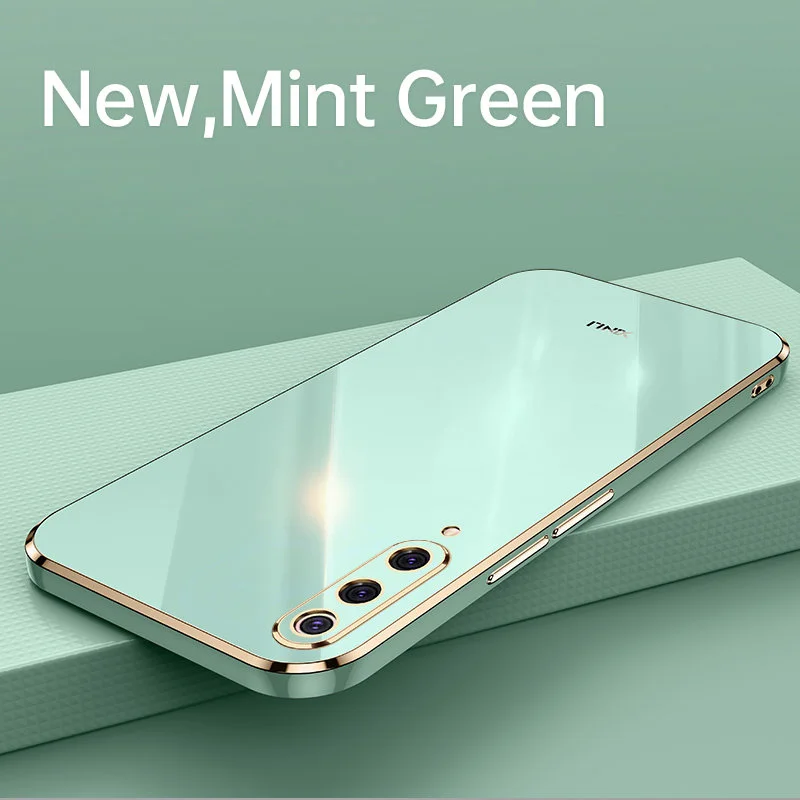 

Plating Silicone Case for Xiaomi Mi 9 M1902F1G Shockproof TPU Back Phone Cover Coque for Xiaomi 9 Mi9 Xiaomi9 Soft Protector