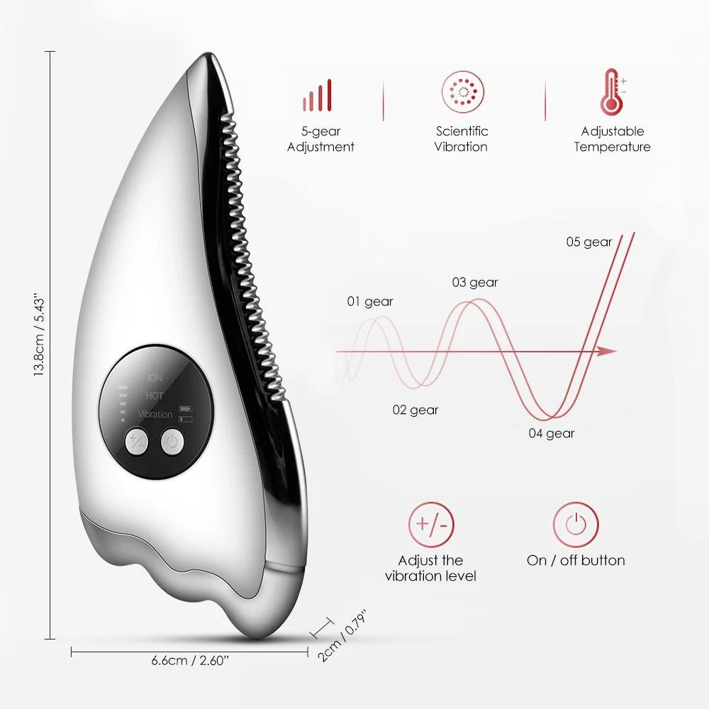 KSKIN Microcurrent Face Lift Machine USB Charge Electric Guasha Massage Scraping Beauty Skin Lifting Facial Body Massager