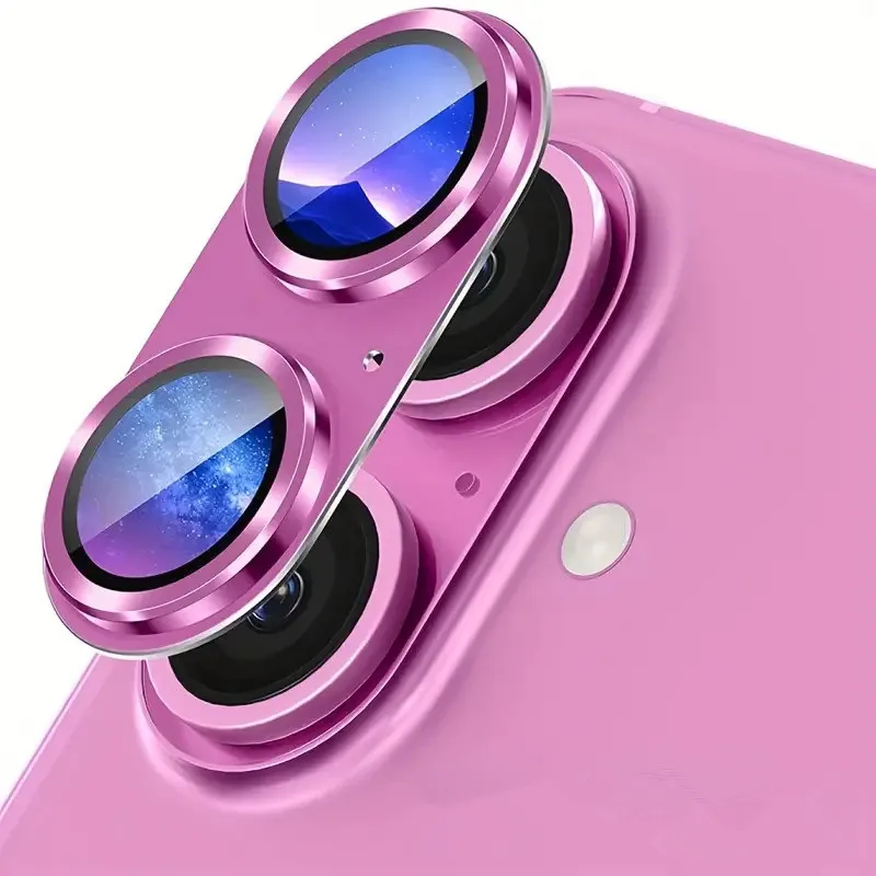 Durable Metal Tempered Glass Camera Lens Screen Protector Accessory