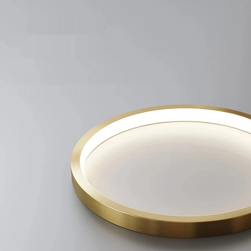 Pendant Lamp Gold Ring Light Modern Ball Led Hanging Bedroom Bedside Minimalist Nordic Luxury Living Room Background Lighting