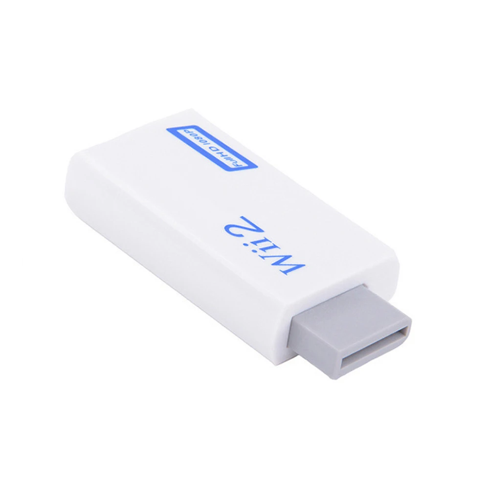 풀 HD 1080P Wii-HDMI 호환 변환기 어댑터 Wii2HDMI 호환 변환기 PC HDTV 모니터 디스플레이용 3.5mm 오디오