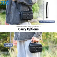 JJC Black Portable Camera Bag Case Pouch for Canon Powershot V10 G1 X Mark III G7X Mark II Sony ZV-E10 Fujifilm Instax Mini EVO - Image 6