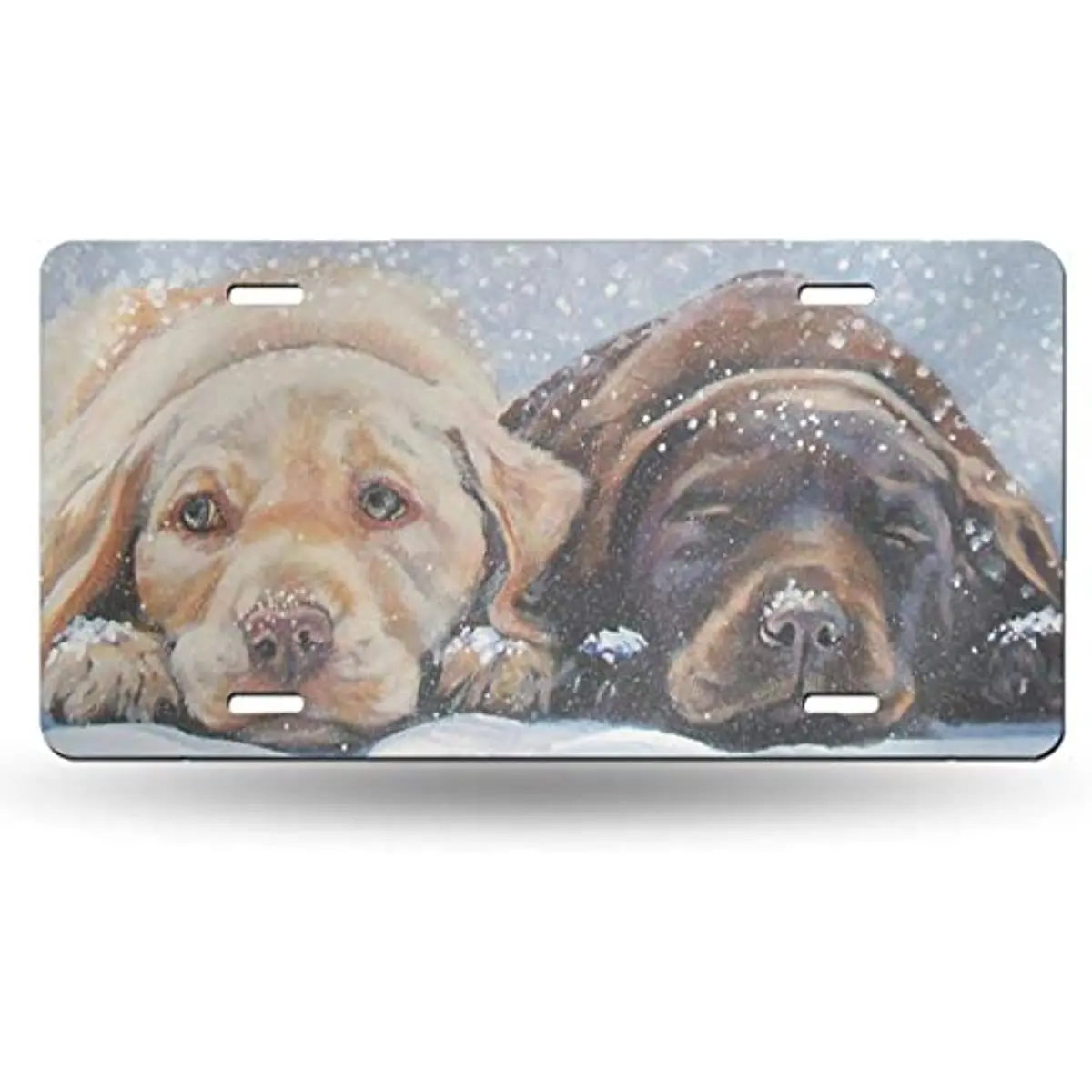 Labrador Retriever Dog Car Tag Cover Targhe Decorative Per Auto Durevole Vintage Metal Car Plate Home Decor Art Wall