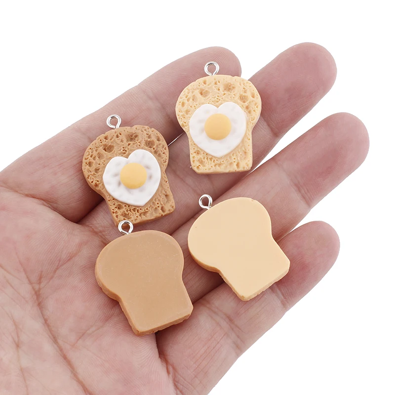 Cute Hamburger Biscuits Charms for Jewelry Making Diy Earring Bracelet Food  Pendant Accessories Findings Bulk Wholesale - AliExpress