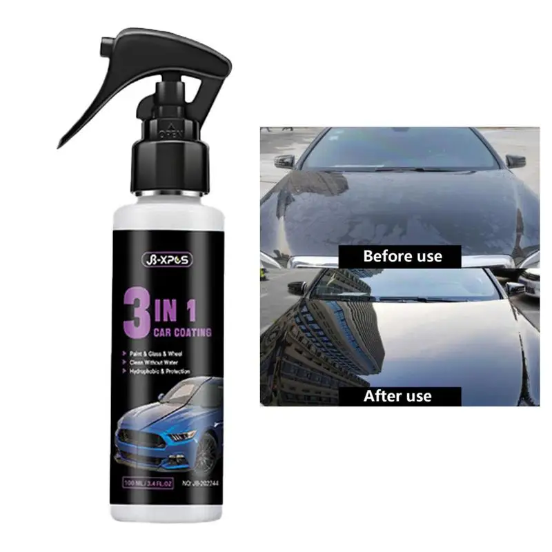 

Ceramic Car Coating Spray Rapid Ceramic Spray Coating Agent Car Wax Ceramic Coating Fortify Waterless Wash & Wax Hydrophobic Top