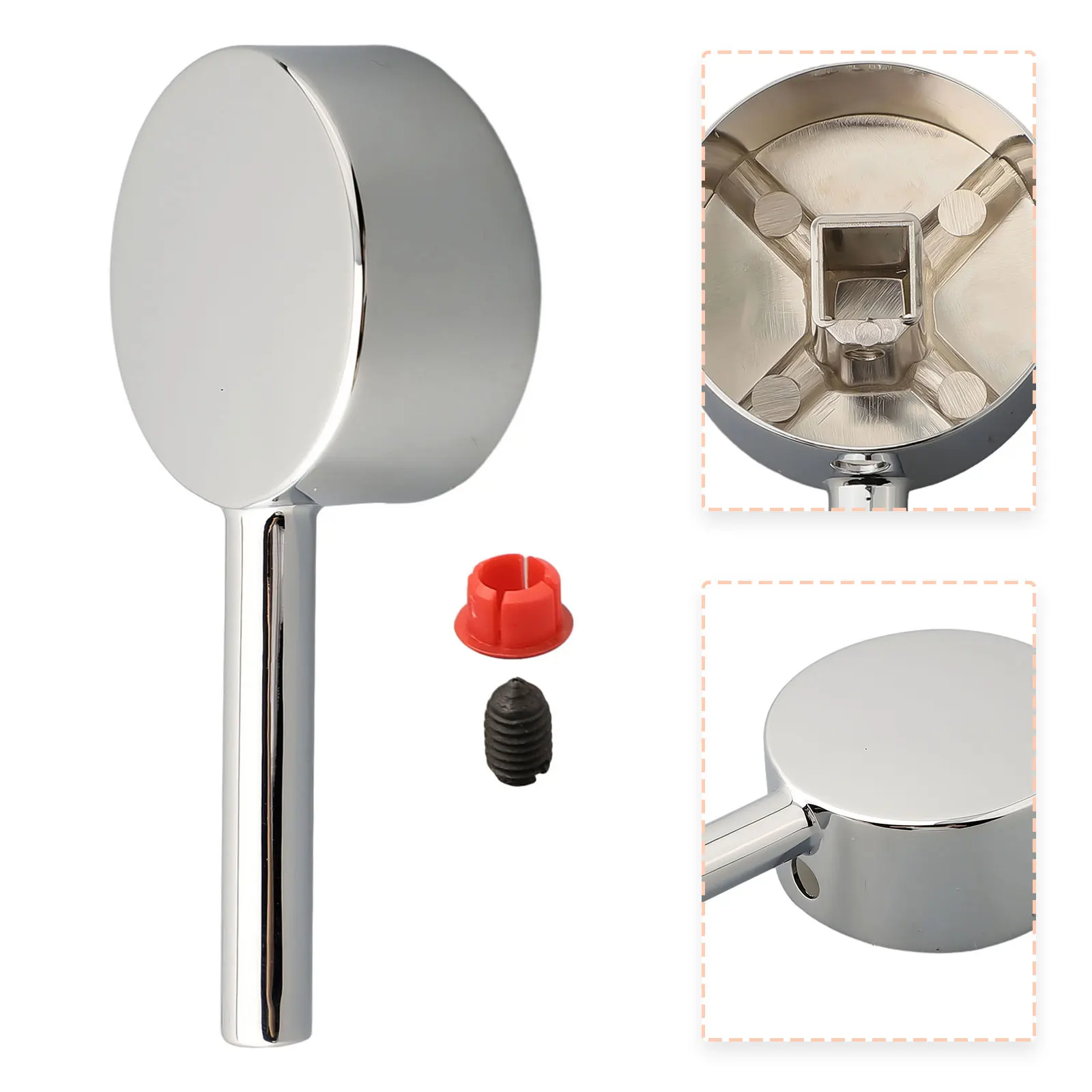 Durable Faucet Handle Water Tap Handle Trip Lever Bath And Shower Faucets Chrome Plated Dish Basin For Bathroom Toilet 4