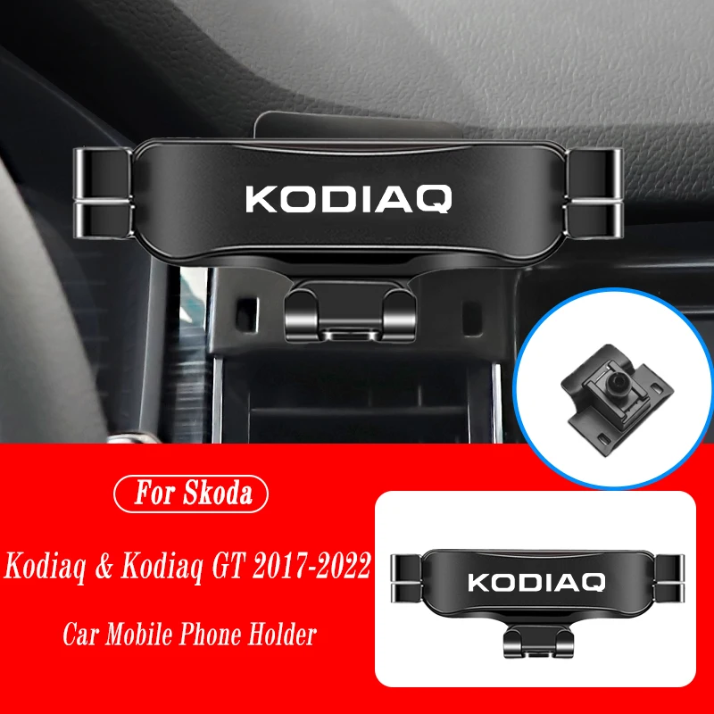 Car Mobile Phone Holder For Skoda Kodiaq GT-Air Vent Mounts Stand GPS Gravity Navigation Bracket