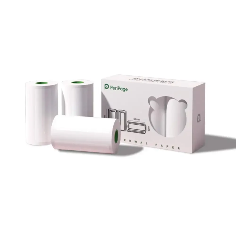 Peripage 미니 프린터 용지, 곰 빈 라벨 스티커, 열 인쇄 용지, A6, A8 방수, 내유성, 긁힘 방지, 15mm, 30mm