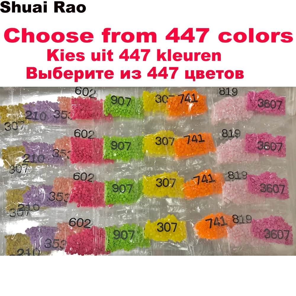 Diamond Painting 447 Colors Full Round/square Drill Diamond Rhinestone Accessories