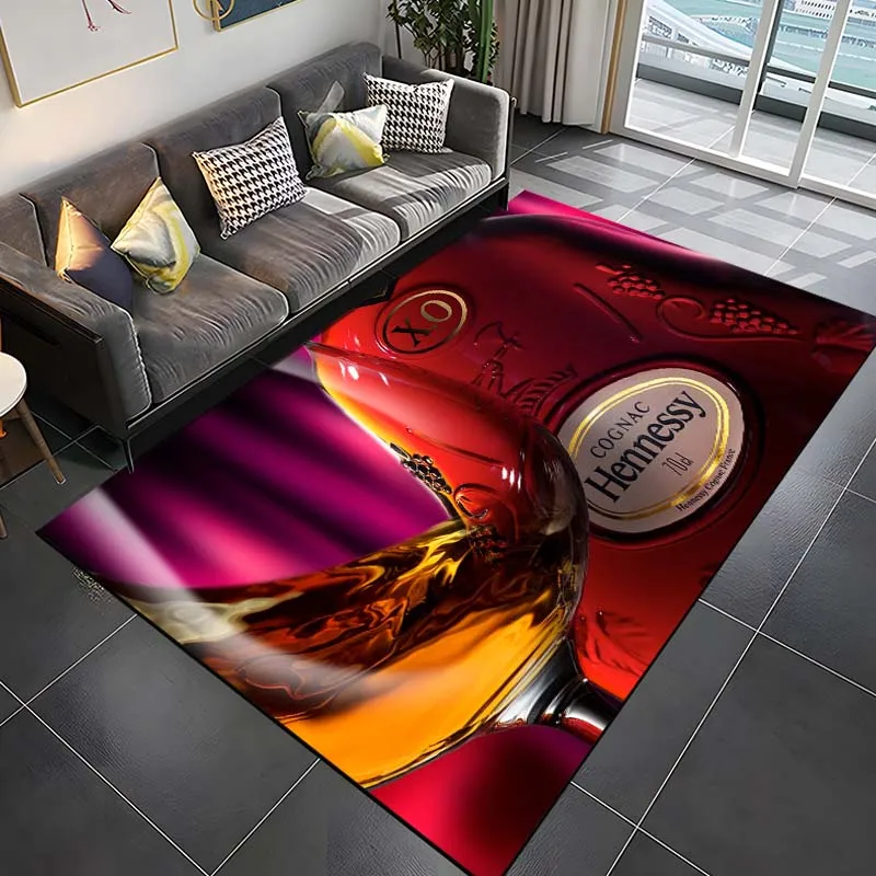 Alfombra con patrón de Brandy henfn-para sala de estar, felpudo creativo para dormitorio, decoración del hogar, 15 tamaños