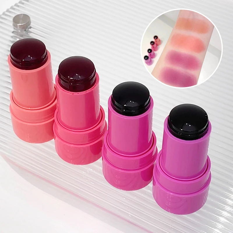 Lip and cheek blush stick color change brightening natural saturation student girl blush stick