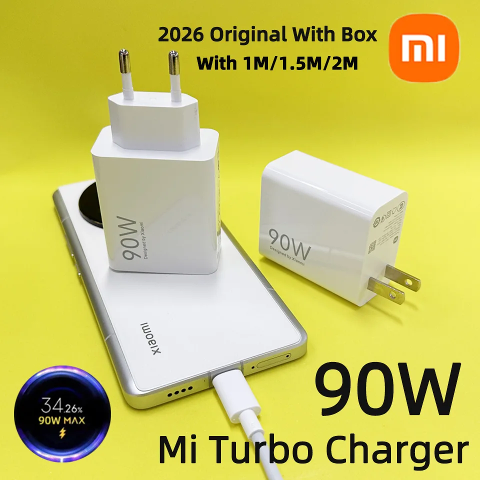 อะแดปเตอร์ชาร์จเร็ว 90W แท้ Xiaomi ชาร์จไฟแรง เต็มเร็ว สำหรับมือถือ Xiaomi