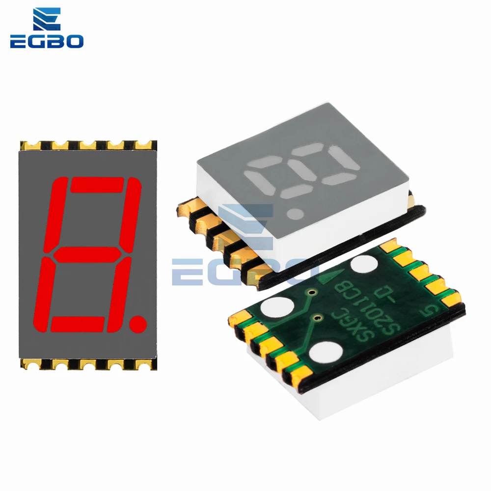 Display LED SMD 6.9x10x3mm 0.2 Pollici Colore Rosso Display LED SMD Catodo con PCB - Image 5