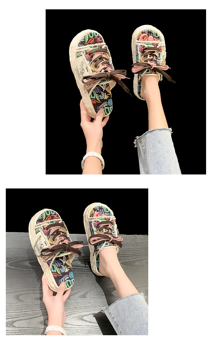 Cute Women's Platform Street Slippers for Teens - true deals club