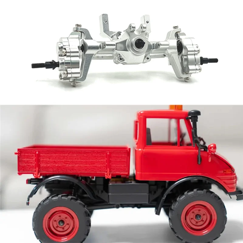 B16C-FMS 1/24 FCX24 Xiaoqi Crusher K5 RC 액세서리용 금속 완전한 프론트 액슬 키트