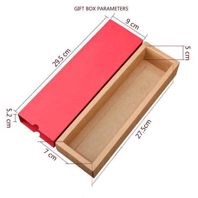 10 Darabos Fiókos Stílusú Kraft Papír Ajándékdobozok Esküvői Születésnapi Party Cukorka Keksz Ajándékok Csomagoló Doboz Termék - Image 5