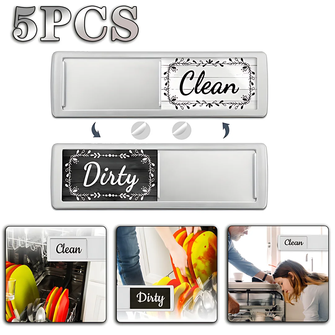 Dishwasher Magnet Indicator dishwasher magnet indicator Clean Dirty Sign Dishwasher Clean Dirty Magnet Kitchen Organization