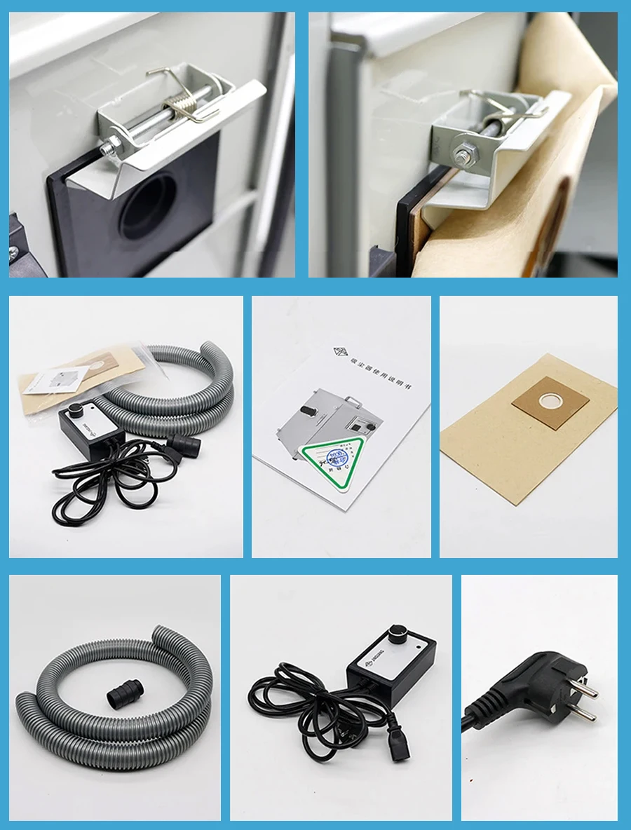 Dental Technician Vacuum Cleaner CNC Silent Vacuum Denture Processing Single and