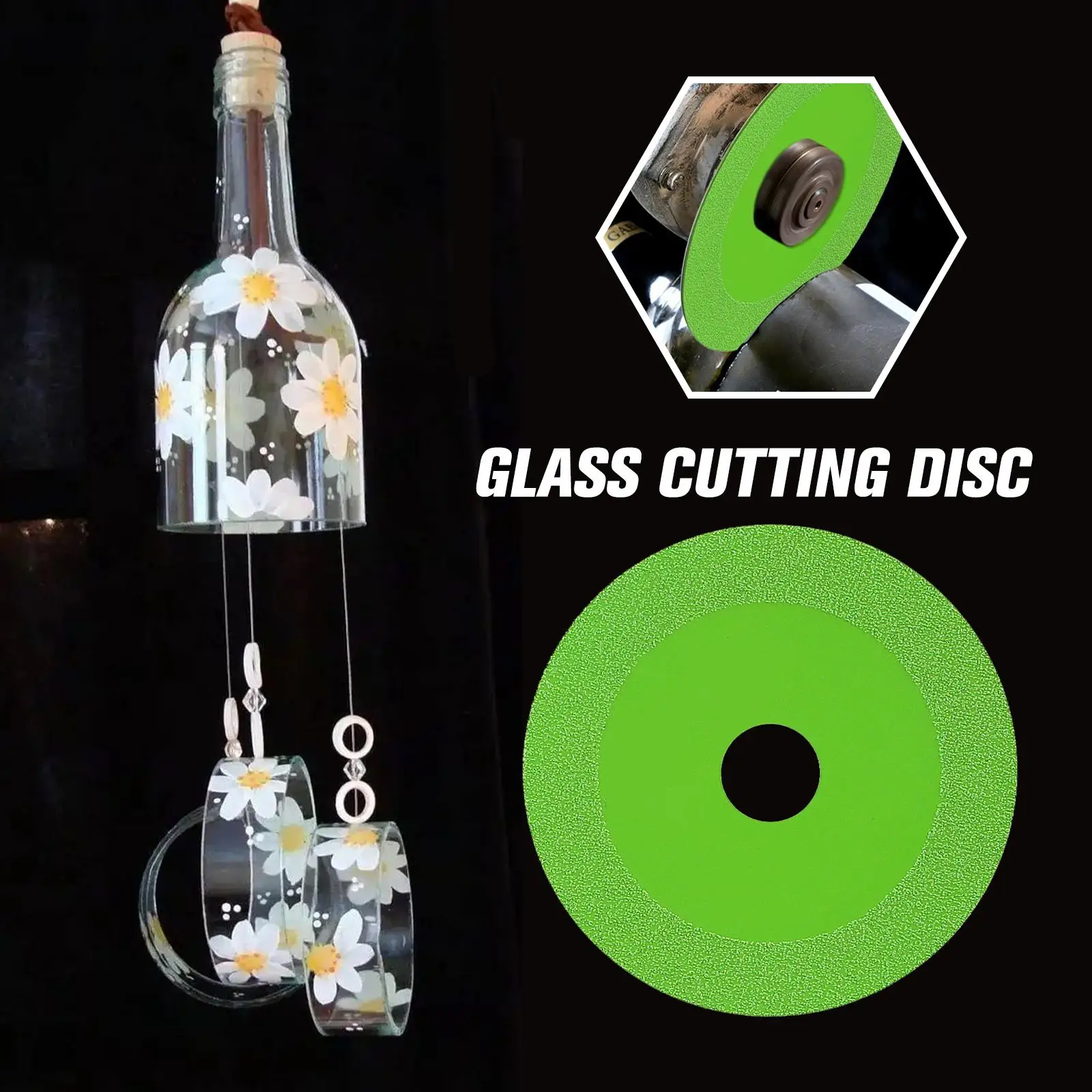 100mm Glasschneideklinge Diamant-Marmor-Keramikfliesen-Jade-Polierscheibe Kristall-Weinflaschen-Ultradünne Schleifscheibe – Detail 4