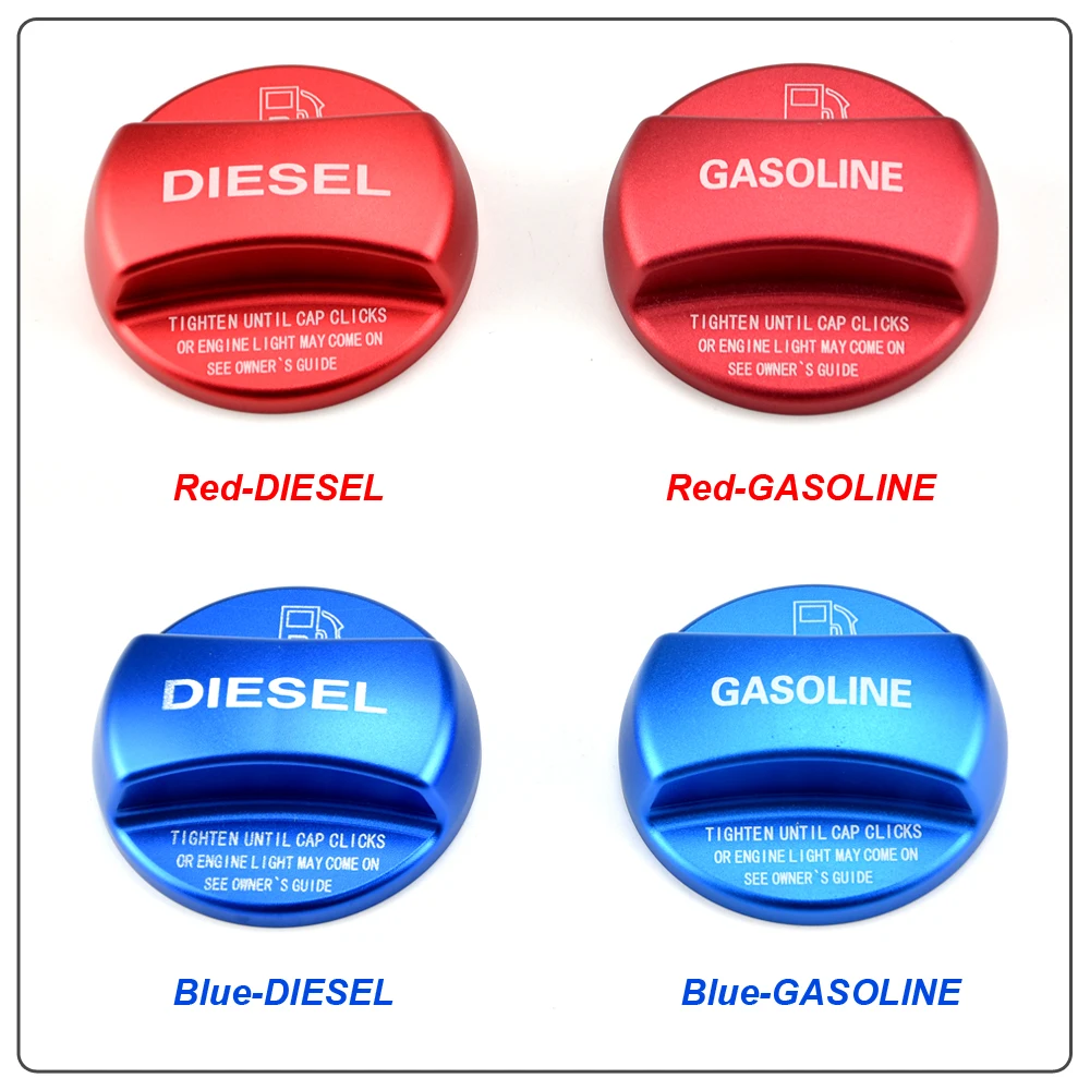 

Red Blue Car Gasoline Petro Diesel Fuel Tank Decoration Oil Filler Cover Cap Trim Universal for BMW 1 2 3 4 5 7 Series Car Acces