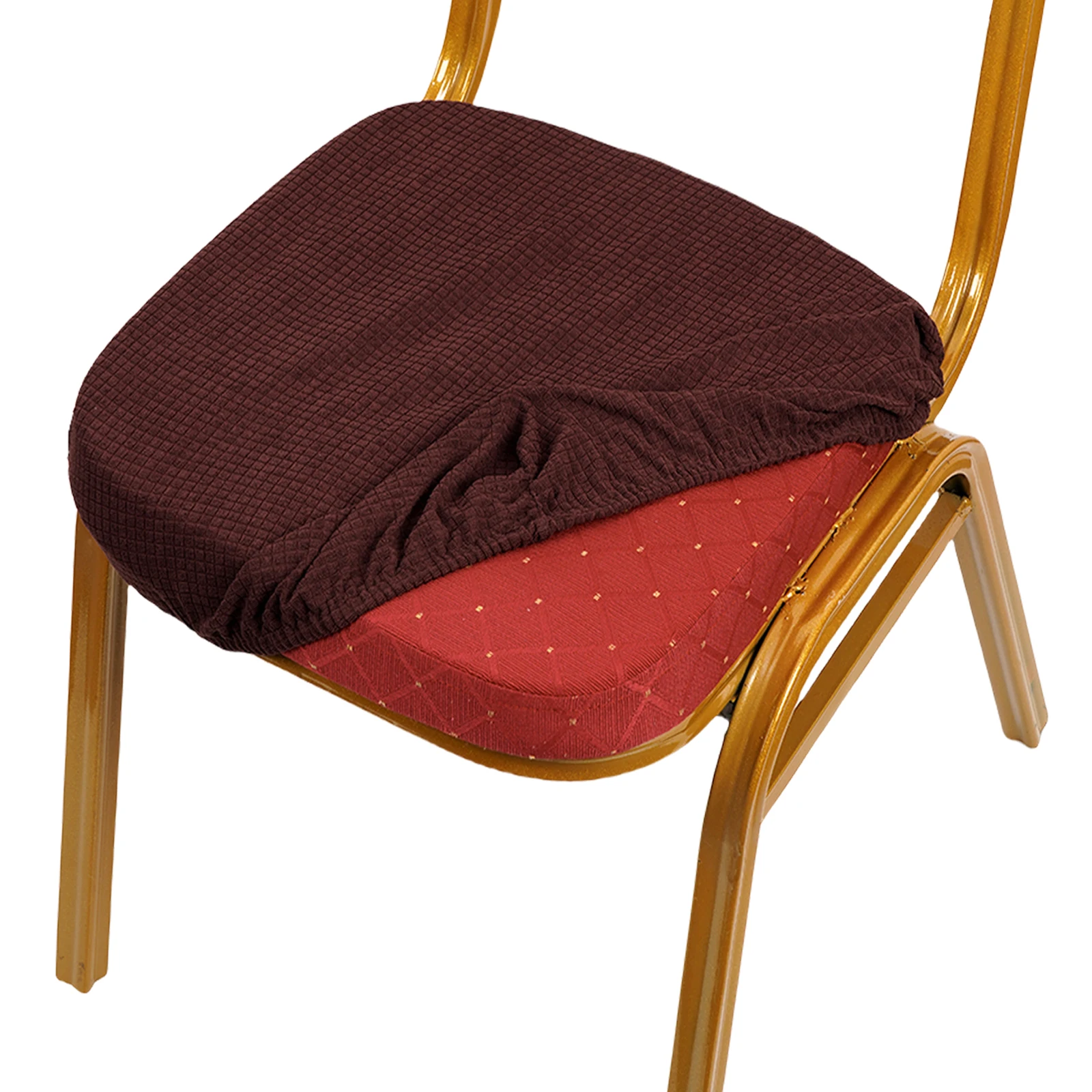 Chair Cover 1/4pcs Removable Washable Anti-Dust Dining Room Kitchen Chair Seat Slipcovers Cushion