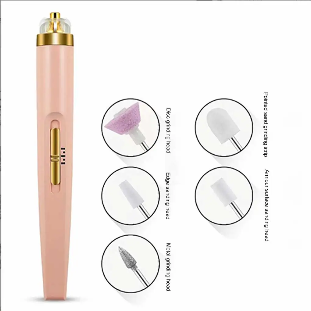 

5-в-1 шлифовальный станок для ногтей профессиональный перезаряжаемый шлифовальный инструмент