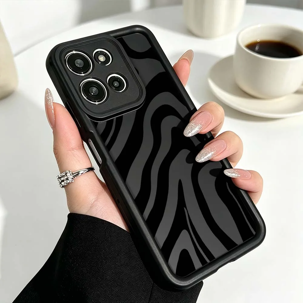 Black Wave Art Cover | Fusion Eye Ladder Phone Case