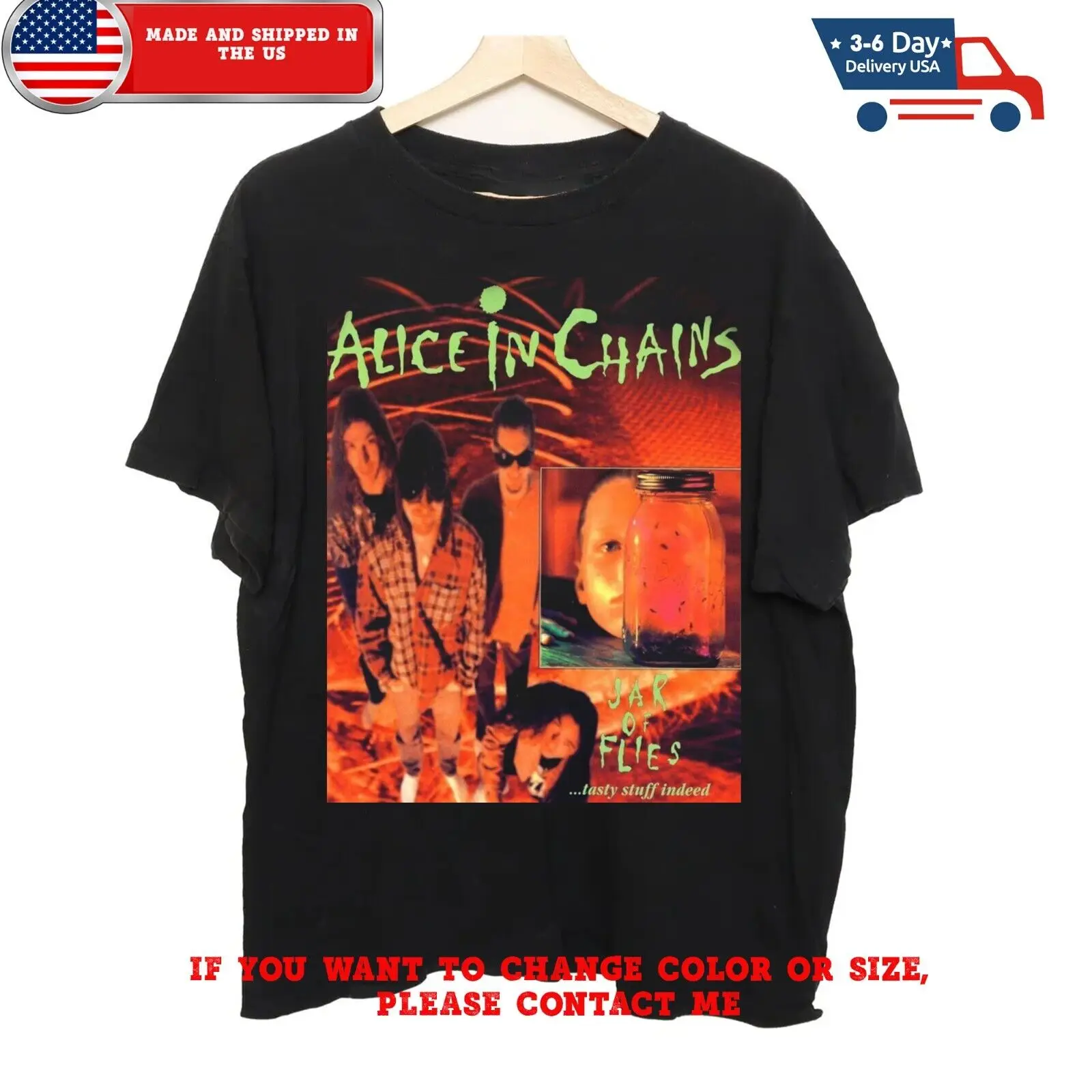 

Редкий альбом Алиса в цепях, Мужская футболка из хлопка, QN692