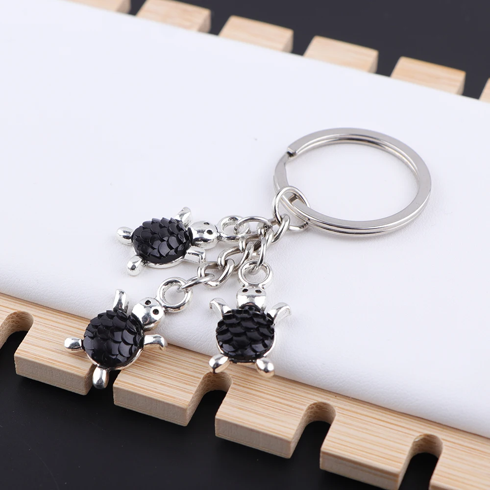 5pcs/lot Originality Three Tortoises Kenchain Three Turtle Keyring
