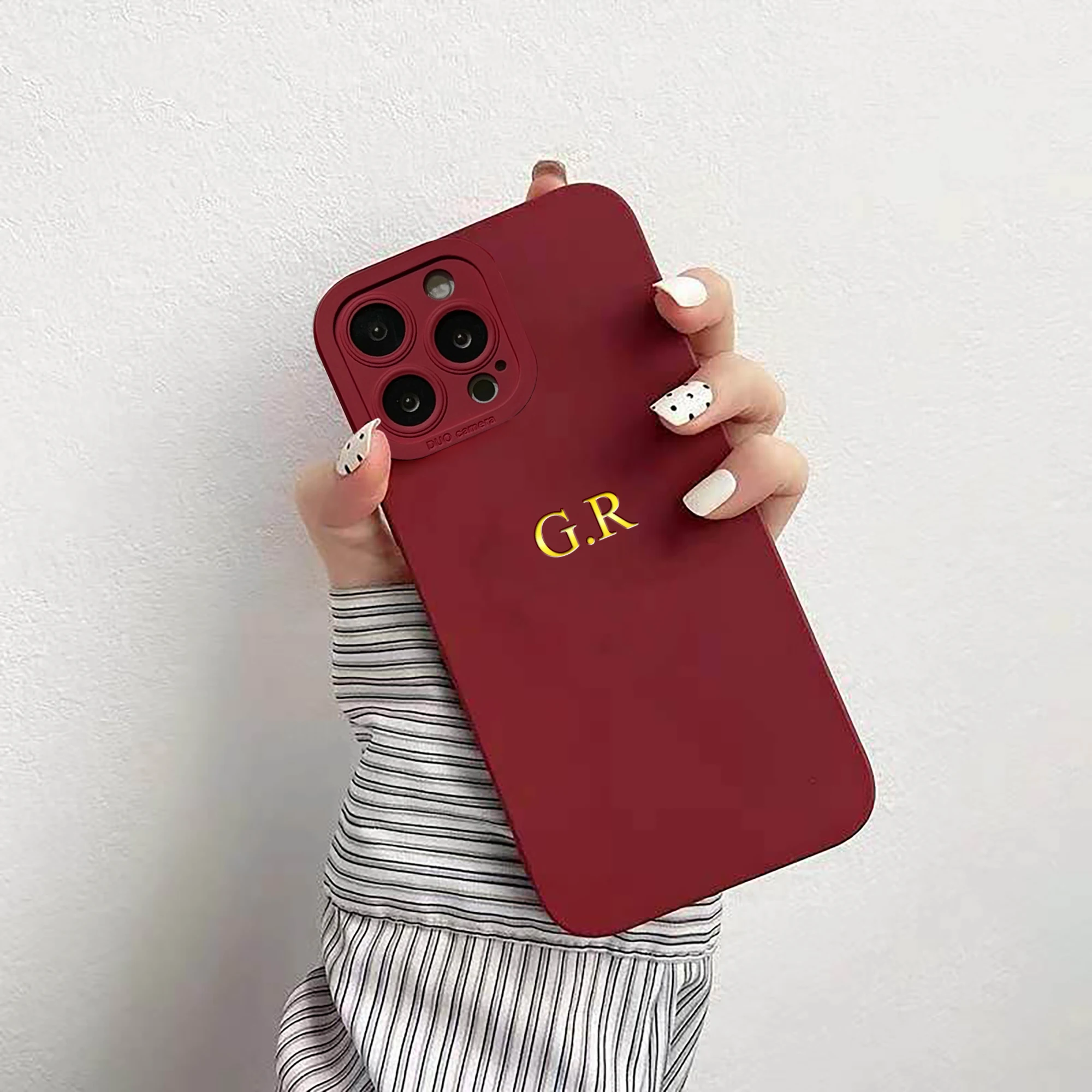 Personalized Customized Name 3D Hot Gold Foil Stamping TPU Phone thumbnail 6
