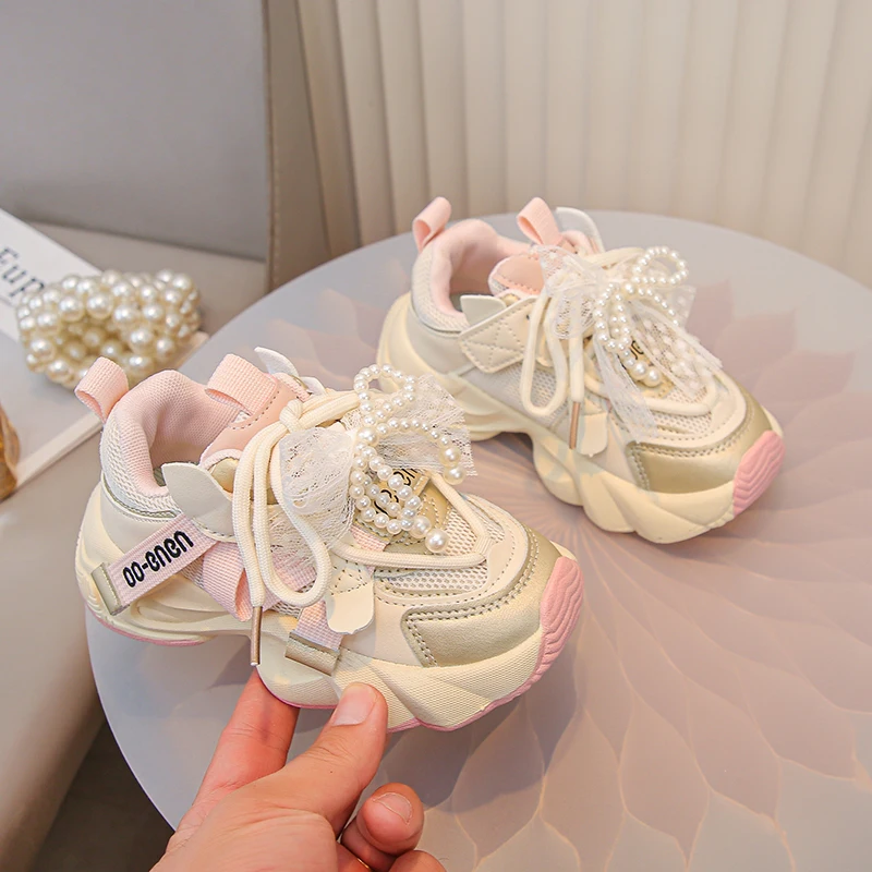 Girls Autumn Sneakers Non Slip Breathable School Shoes