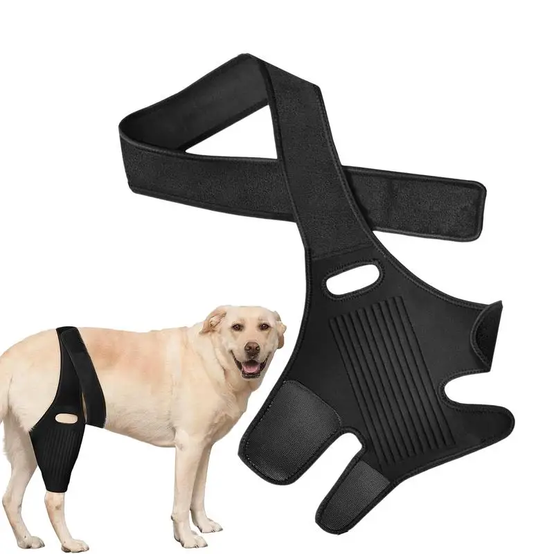 

Pet Knee Pads With 10 Support Sticks Legs Protector Dog Thigh Brace Wrap Adjustable Support Breathable Belt For Elderly dogs